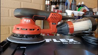 FLEX Orbital Sander Review amp Demo [upl. by Anirt]