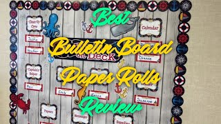 Best Bulletin Board Paper Rolls Review  Better Than Paper Fadeless Classroom Wall [upl. by Mahoney743]