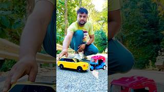 Remote Control Range Rover car with Mini electric Rickshaw testing🔥 [upl. by Jasmina]