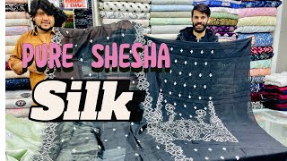 Pure Shesha Silk  Mirror Silk Most Demanding Articles  2024 Fashion Sana Fabrics Pure Silk [upl. by Amuh999]