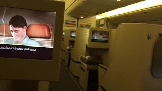 FLIGHT REPORT Etihad Airways business class Boeing 777300ER MUC  AUH [upl. by Otrebire]