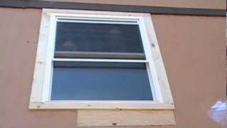 Remove Replacing amp installing replacement aluminum window with vinyl windows  tax refund [upl. by Hedvig418]