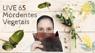 LIVE 65  Mordentes Vegetais [upl. by Eveam910]