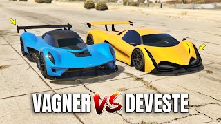 GTA 5 ONLINE  DEVESTE VS VAGNER WHICH IS FASTEST [upl. by Carder]