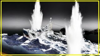 Diorama  the Battle of the North Cape  HMS Belfast the Stalker [upl. by Une]