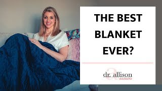 Calming Blanket Review Are Weighted Blankets Worth It [upl. by Bill]