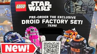 LEGO Star Wars 75392 Droid Factory Set LEAKED [upl. by Rhu]