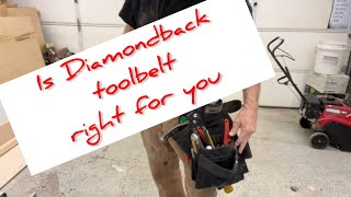 Is that The Diamondback Artisan Tool Belt Right for YOU [upl. by Eanar]