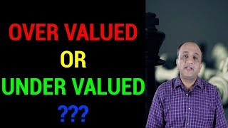 Overvalued and Undervalued Stocks  How to find out HINDI [upl. by Salina]