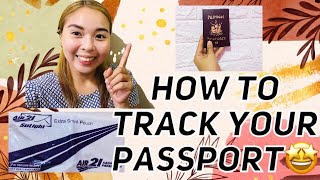 How to track your Passport  AIR21 PH Courier passport delivery tracking I Jelias Vlog I [upl. by Rolanda]