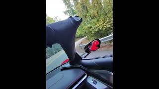 C8 Z06 convertible  High G downhill tight turn [upl. by Nisen]