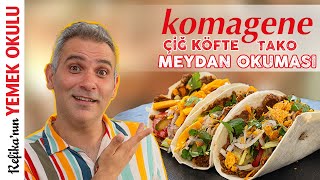 Komagene Çiğ Köfte Taco Challenge Meydan Okuması 🌮 Evde Yarı Fiyatına Çiğ Köfte Taco Tarifi [upl. by Yngad658]