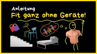 Fit werden ohne Fitnessstudio  Eigentlich ganz einfach [upl. by Adianez436]