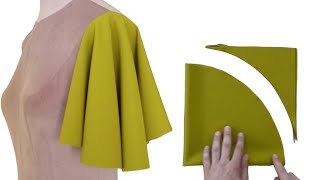 The best way to cut and sew beautiful sleeves Learn to sew professional [upl. by Devlin]