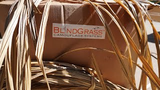 Blind Grass Camouflage System Best Duck Blind BrushGrass [upl. by Euqinehs389]