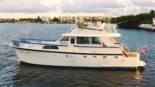 1978 Hatteras 53 Yacht Fisherman  Original Condition   169000 [upl. by Zippel]