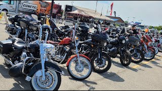 Sandusky Ohio Bike week 2024 Mad River HarleyDavidson [upl. by Fontes]