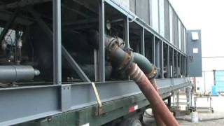 400 ton Trane RTAA air cooled rental chiller test run [upl. by Kuster442]