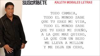 DE MILLON A CERO  KALETH MORALES LETRA [upl. by Krissie]