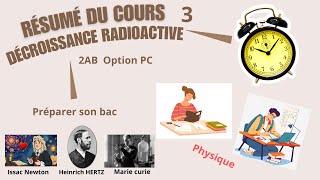 Radioactivité  Décroissance radioactive [upl. by Annola]