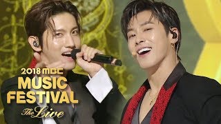 TVXQ  IntroDrop  Mirotic  The Chance of Love 2018 MBC Music Festival [upl. by Deedee]