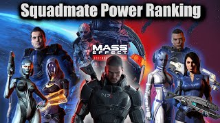 Commander Shepard Ranks The Strongest Mass Effect Squadmates [upl. by Meador615]