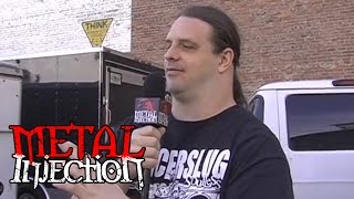 CANNIBAL CORPSE Interview with Corpsegrinder at NEMHF 2010 [upl. by Enilrem507]