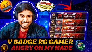 V BADGE RG GAMER ANGRY ON MY 💣 FUNNY REACTION 🤣 paraquot SAMSUNG A3A5A6A7J2J5J7S5S6S7 [upl. by Notsirb]