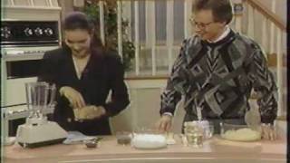 Carole Bouquet Interview and Cooking 1987 [upl. by Ehr]