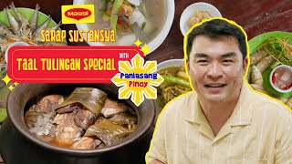 SARAP SUSTANYA  Taal Tulingan with Vanjo Merano aka Panlasang Pinoy [upl. by Naerda]