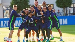 FC Schalke Training 07102016 [upl. by Adnyleb]