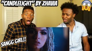 Zhavia  Candlelight Official Video REACTION [upl. by Thetis]