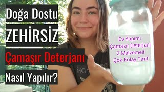 Evde Deterjan Yapmak  Zehirsiz Doğa Dostu Çamaşır Deterjanı Tarifi [upl. by Selimah517]