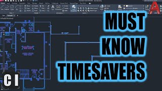 5 Must know AutoCAD Shortcuts amp Time Saving Commands AutoCAD Productivity Tips [upl. by Lecroy788]