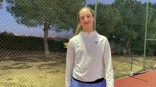 Isona Arnaus  College tennis recruiting video Fall 2024 [upl. by Ithaman]