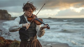 Irish Celtic Fiddle Music  Beautiful Views of Ireland Scotland and Wales [upl. by Jo-Anne]