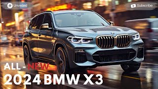 2024 BMW X3 Unveiled  BMWs Next Generation Luxury SUV [upl. by Mendez]