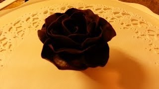 How To Make Handmade Chocolate Roses [upl. by Etteiram]