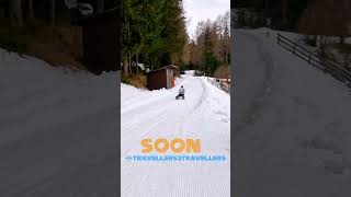 Sledging in Dolomites [upl. by Maxey579]