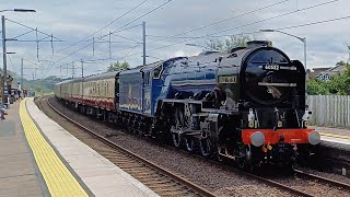 60532 Blue Peters Inaugural Run From London Kings Cross to York [upl. by Furnary]