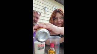 Fire Peach Drop Shot with Busch Light Peach [upl. by Gibson252]