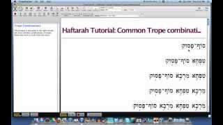 Haftarah Tutorial  All Combinations [upl. by Matland]