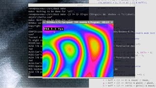 Simply write DOS programs on Linux w GCC part I [upl. by Iznil]