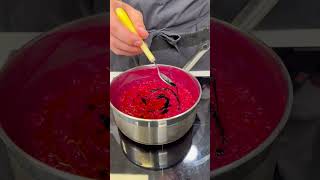 CHAMPAGNE RISOTTO 🍾✨❤️ with Red Beet Stracciatella Red Shrimp and Lime shorts asmr recipe [upl. by Brittain]