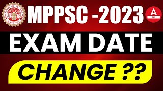 MPPSC Prelims Exam Date 2023  MPPCS Latest Update  By Adda247 PCS [upl. by Byran]