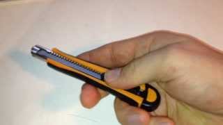 Review Fiskars ProfessionalMagazincuttermesser 9 mm [upl. by Yendyc]