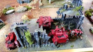 NEW CODEX Blood Angels vs Death Guard Warhammer 40k Battle Report 8th edition [upl. by Anneres]