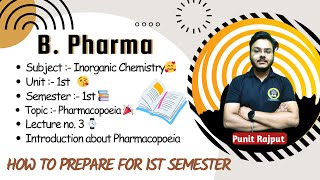 Pharmacopoeia  Indian Pharmacopoeia  History amp Editions  Pharmaceutics  L3 Live with Punit Sir [upl. by Imoen]