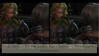 Final Fantasy XII The Zodiac Age  Nintendo Switch vs PS4 Graphics Comparison DirectFeed [upl. by Scholz169]