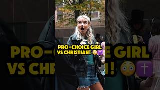 😬‼️ FEMINIST GETS COOKED BY CHRISTIAN [upl. by Xonk]